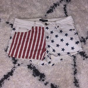 Forever 21 American Flag Shorts - 26